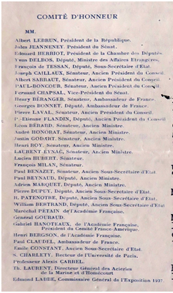 COMITE HONNEUR